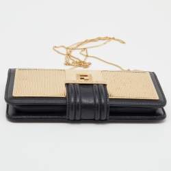 Fendi x Chaos Black Leather iPhone 11 Pro Phone Case