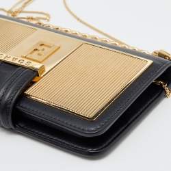 Fendi x Chaos Black Leather iPhone 11 Pro Phone Case