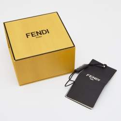 Fendi Burgundy Enamel Baguette Bracelet S