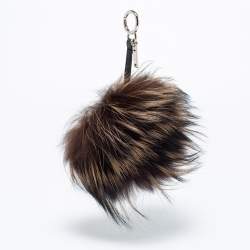 Fendi Multicolor Fur and Leather Comet Bug Bag Charm
