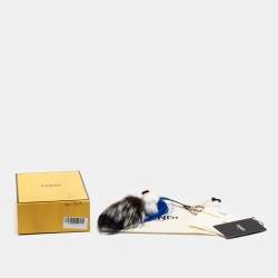 Fendi Multicolor Fur Karlito Key Ring / Bag Charm