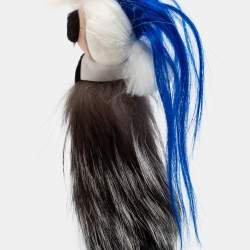 Fendi Multicolor Fur Karlito Key Ring / Bag Charm