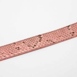 Fendi Pink Python Strap You Shoulder Bag Strap