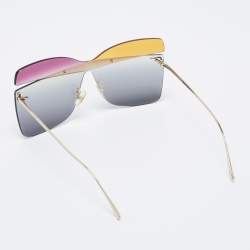 Pre Owned Fendi Multicolor FF 0399 Gradient Butterfly Sunglasses