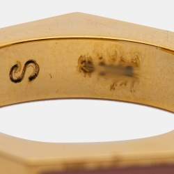 Fendi Pink Enamel Baguette Bracelet & Ring Set S