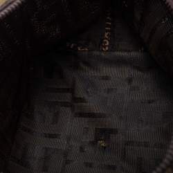 Pre Owned Fendi Tobacc Zucca Canvas Cosmetic Pouch