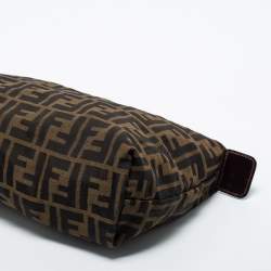 Pre Owned Fendi Tobacc Zucca Canvas Cosmetic Pouch