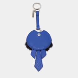 Pre Owned Fendi Multicolor Fur and Leather Karlito Bag Charm