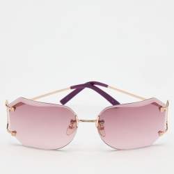 Louis Vuitton sunglasses with case and bag Eyewear accessory purple  gradation 32