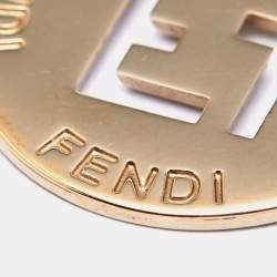 Pre Owned Fendi Identification Gold Tone Pendant Charm