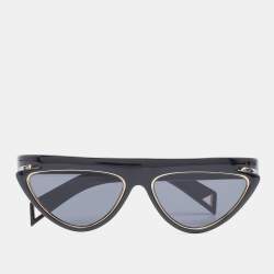 Fendi Black/Grey FF 0383/S Cat Eye Sunglasses