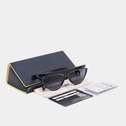 Fendi Black/Grey FF 0383/S Cat Eye Sunglasses