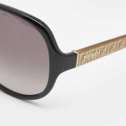 Pre Owned Fendi Black/Brown FS5274 Gradient Oversized Sunglasses