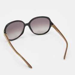 Pre Owned Fendi Black/Brown FS5274 Gradient Oversized Sunglasses