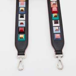 مملوكة مسبقًا Fendi Multicolor Leather Studded Strap You Shoulder Bag Strap