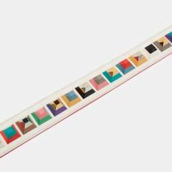 Pre Owned حمالة حقيبة كتف فندي يو حمالة مرصعة جلد متعددة  الألوان