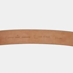 Fendi Black Leather Peekaboo Waist Belt 90CM