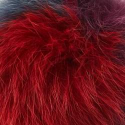 Fendi Tricolor Fox Fur Pom Pom Bag Charm