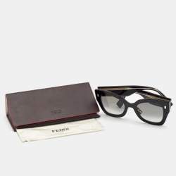 Fendi Black FF043/G/S Square Oversized Sunglasses