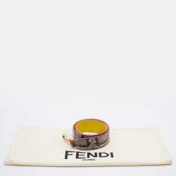 Fendi Multicolor Python Strap You Shoulder Bag Strap