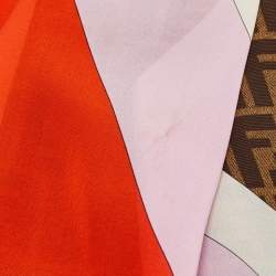 Fendi Multicolor FF Print Silk Stole 