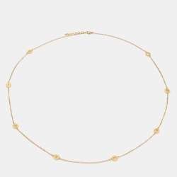 Pre Owned Fendi Gold Tone Necklace