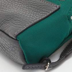 Fendi Multicolor Leather, Fur and Nylon Micro Monster Backpack Bag Charm