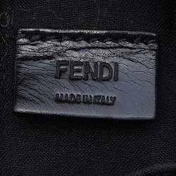 Fendi Multicolor Leather, Fur and Nylon Micro Monster Backpack Bag Charm