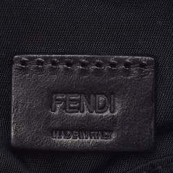 Fendi Multicolor Watersnake Leather and Fur Micro Monster Backpack Bag Charm