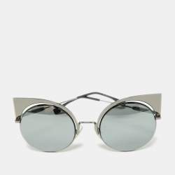 Fendi Gunmetal/Grey FF0177/S Cat-Eye Sunglasses