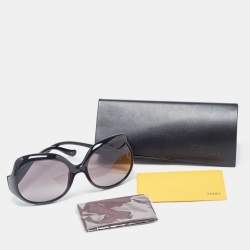 مملوكة مسبقًا Fendi Black FS513 Gradient Oversized Sunglasses