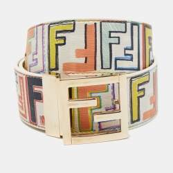 Fendi multicolor outlet belt