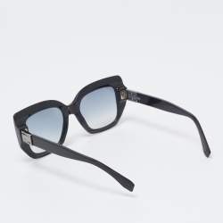 مملوكة مسبقًا Fendi Black Gradient FF0267/S Peekaboo Square Sunglasses