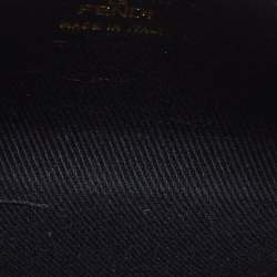 Fendi Black/Gold FF Logo Pocket Mirror