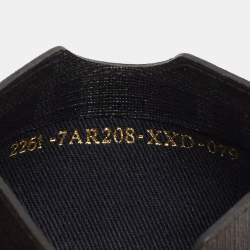Fendi Black/Gold FF Logo Pocket Mirror