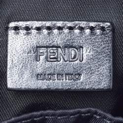Pre Owned Fendi Multicolor Watersnake Leather and Fur Micro Monster Backpack Bag Charm