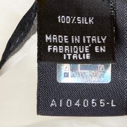 Pre Owned Fendi Multicolor Floral Printed Silk Stole