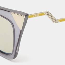 مملوكة مسبقًا Fendi Blue Gradient Iridia Cat Eye Sunglasses