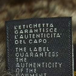 مملوكة مسبقًا Fendi Brown Chinchilla Fur Neck Warmer