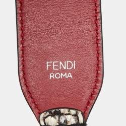 Fendi Multicolor Watersnake Leather  Strap You Shoulder Bag Strap