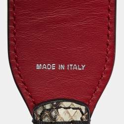 Fendi Multicolor Watersnake Leather  Strap You Shoulder Bag Strap