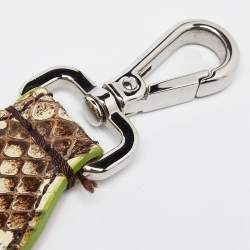 Fendi Beige/Brown Python Strap You Shoulder Bag Strap