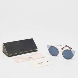 Pre Owned Fendi Multicolor FF0190/S Cat Eye Sunglasses