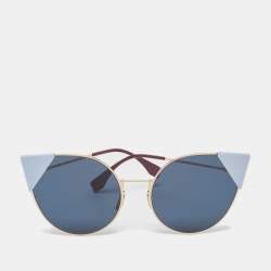Pre Owned Fendi Multicolor FF0190/S Cat Eye Sunglasses