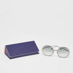 Fendi Black Gradient FF0295/S Pearl Round Sunglasses
