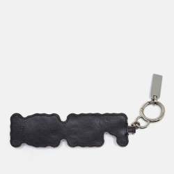 Pre Owned Fendi Multicolor Leather Logo Spike USB Key Chain