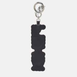 Pre Owned Fendi Multicolor Leather Logo Spike USB Key Chain