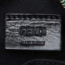 Pre Owned Fendi Multicolor Leather, Fur and Nylon Micro Monster Backpack Bag Charm