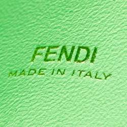 مملوكة م سبقًا Fendi Beige Leather Nano Baguette Bag Charm 