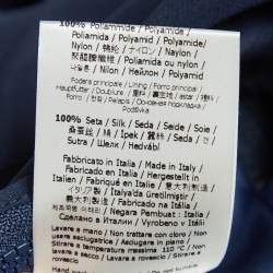 Pre Owned Fendi Blue Satin Parachute Trackpants M